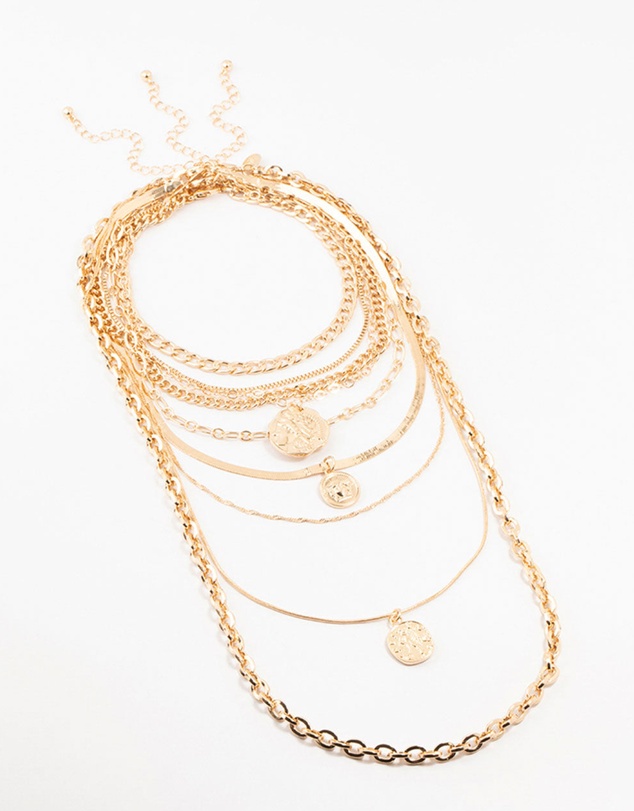 Lovisa - Gold Layered Pendant Necklace
