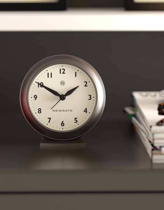 Newgate - Newgate Pacific Mantel Clock-Graphite
