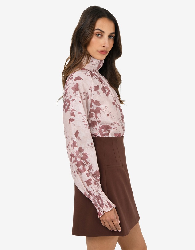 Forcast - Lesley High Neck Floral Blouse