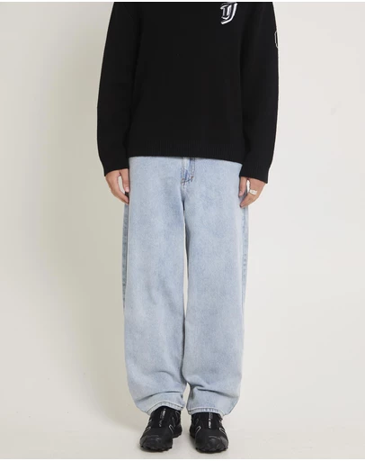 Insight - Knocker Wide Leg Denim Jeans