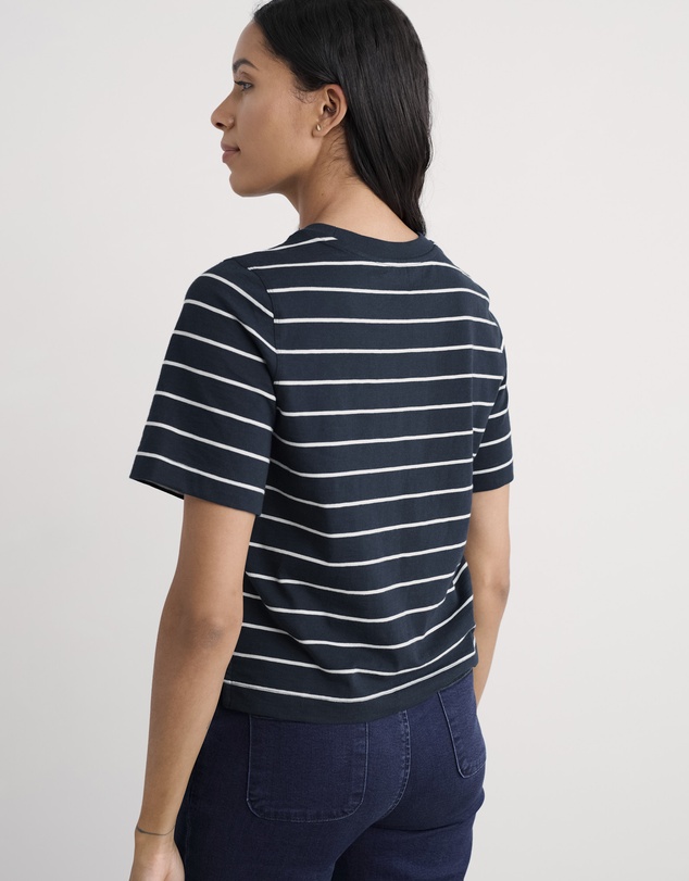 Seasalt - Seasalt Cornwall Navy Copseland T-Shirt Jersey