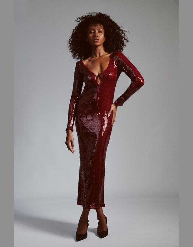 Bardot - Verona Sequin Maxi Dress