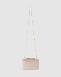 Olga Berg - Bess Velvet Clutch