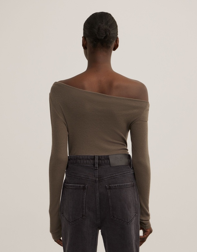 Witchery - Asymmetric Long Sleeve Top