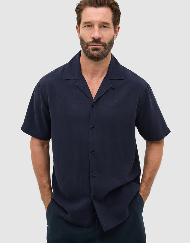 Seed Heritage - S/S Camp Collar Shirt