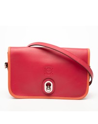 Pre-Loved by Azura Reborn - Pre-Loved Bicolor Leather Anagram Ines Flap Crossbody