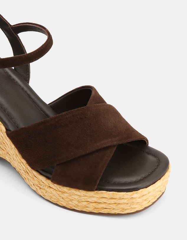 Wittner - West Suede Leather Espardrille Wedge Sandals