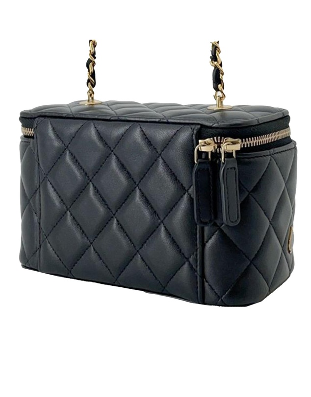 Pre-Loved by Azura Reborn - Pre-Loved Lambskin Coco Casino Vanity Case