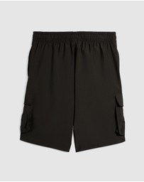 Puma - ESS No. 1 Logo Woven Cargo Shorts - Teens