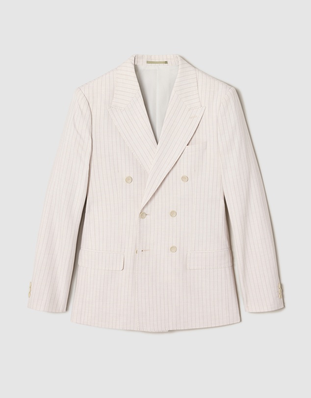 Politix - Zander Pinstripe Double Breasted Blazer