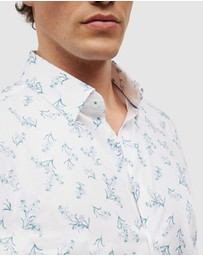 Politix - Javier Bouquet Floral Long Sleeve Printed Shirt