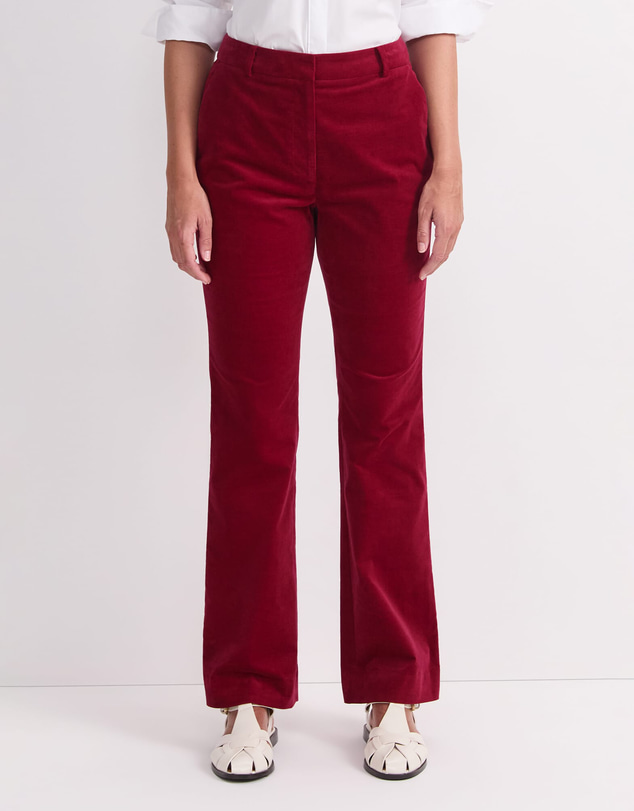 Sportscraft - Thea Kick Flare Velvet Pant