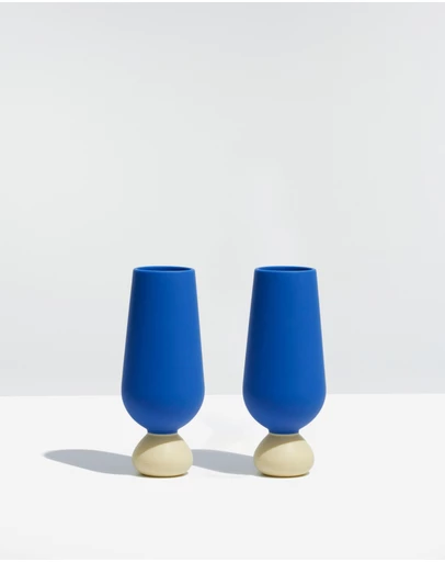 STYLD. - Bubble Champagne Flute Set (2 pcs)