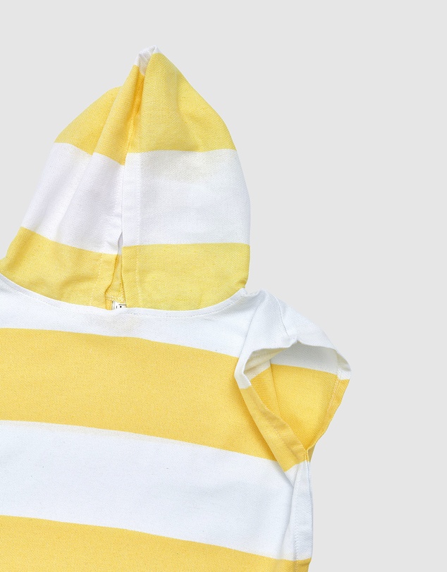 Tolu Australia - Yellow and Blue Kids Hooded Beach Towel