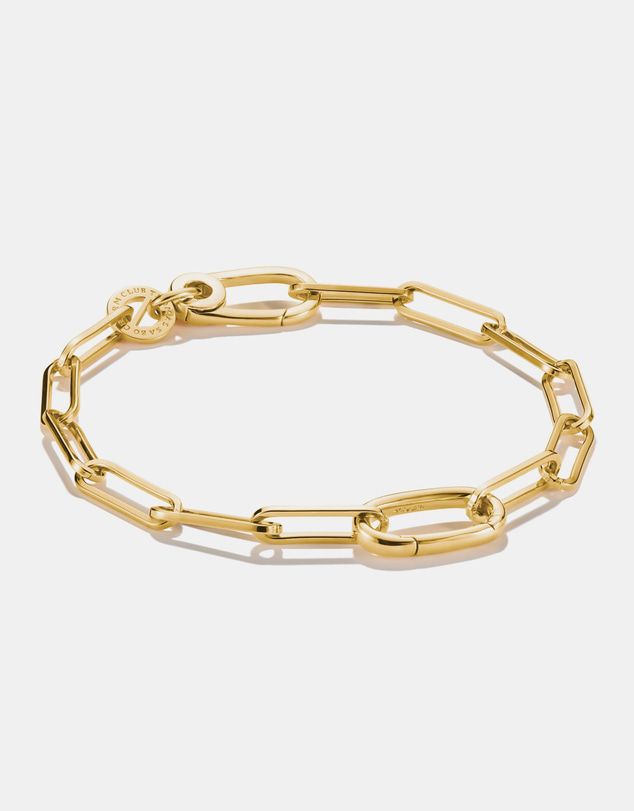 THOMAS SABO - Gold-Tone Stainless Steel Charm Club Chunky Link Bracelet