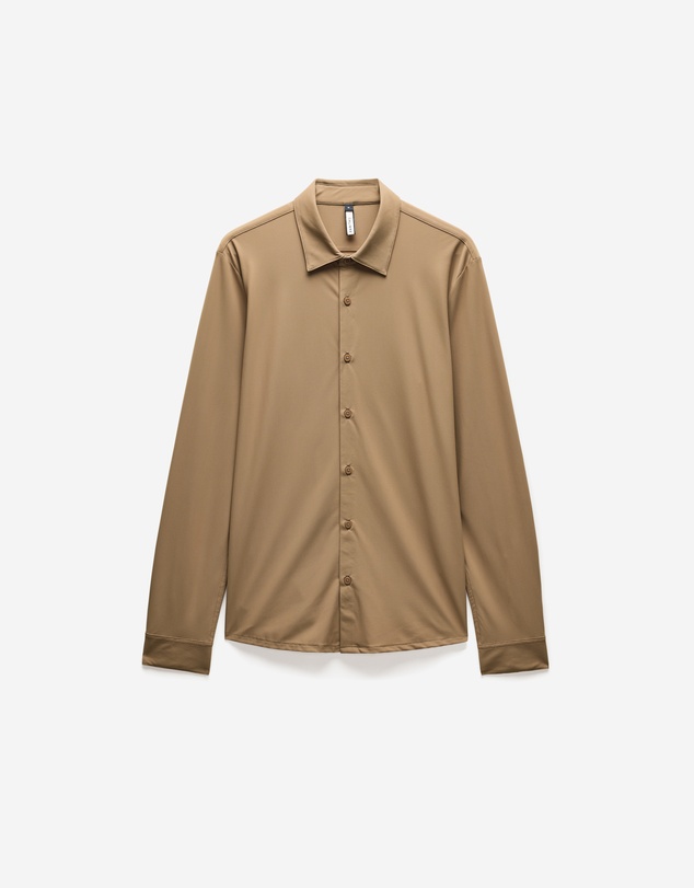 Calibre - Performance Long Sleeve Shirt Camel