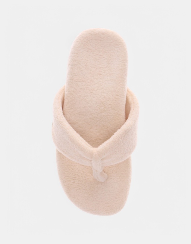 Mia Vita - Cozy Toe Post Slipper - Ivory