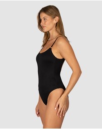 Baku Swimwear - Rococco Minimalist High Leg One Piece Swimsuit