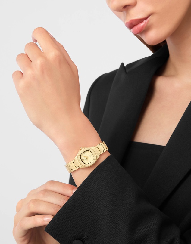 Philipp Plein - THE $PECTRE LADY MINI 23mm Gold-Tone Analogue