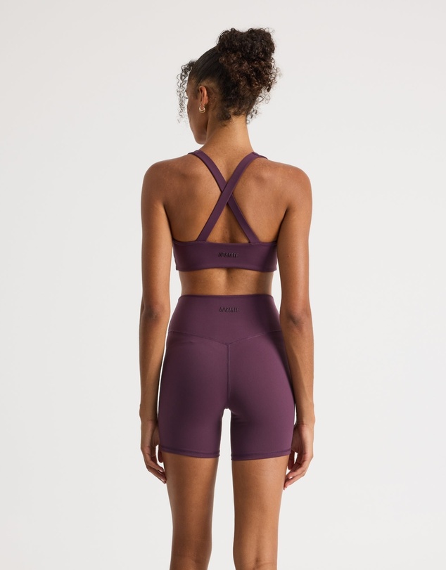 Upstate - Butter Twist Front Crop - Perfectly Plum