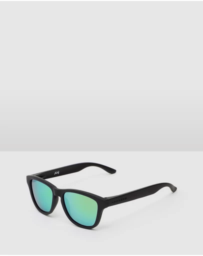 Hawkers Co - HAWKERS - Carbon Black Emerald ONE KIDS Sunglasses for Men and Women UV400