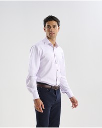 3 Wise Men - 3 Wise Men Regent Purple Print Shirt