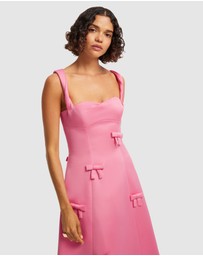 LEO LIN - Beatrice Bow Midi Dress