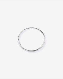 Michael Hill - Polished Hinged Bangle in Sterling Silver - Medium