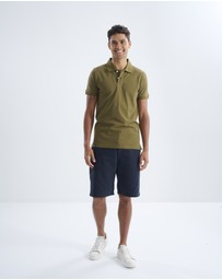 3 Wise Men - 3 Wise Men Portland Polo Shirt - Olive Green