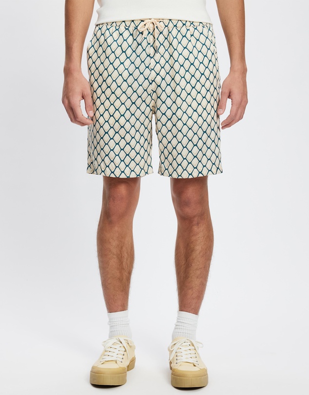 Scotch & Soda - Fave Printed Tencel Relaxed Fit Bermuda Shorts