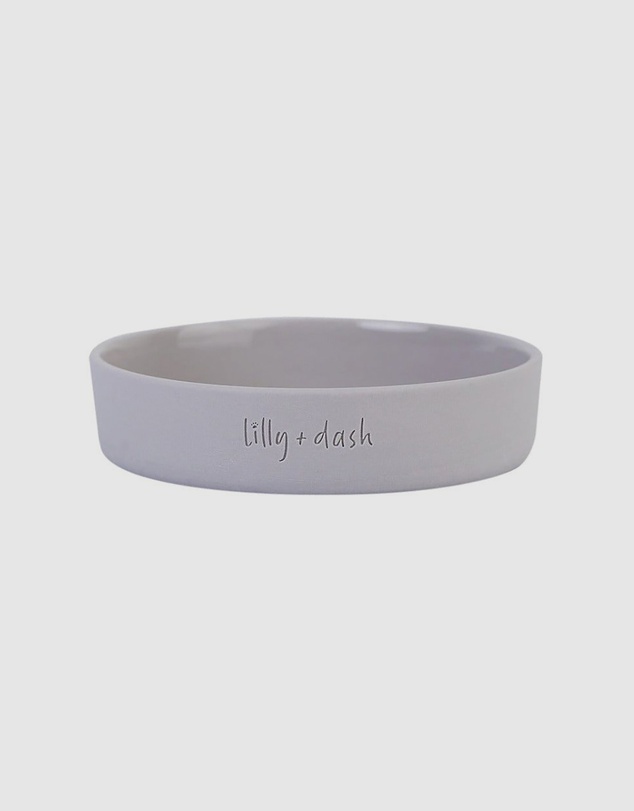Lilly + Dash - Cat Eat and Drink Set – 2 Bowls + Lick Insert + Sand Placemat