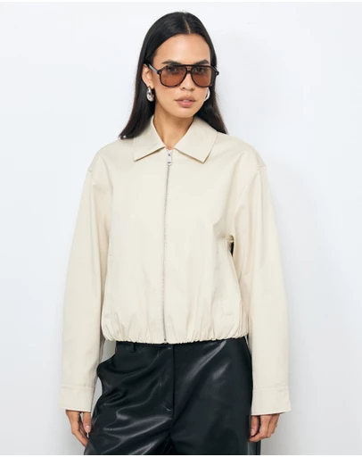 AERE - Cotton Bomber Jacket