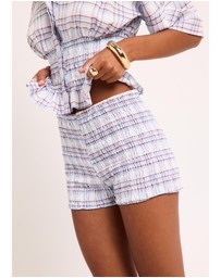 Insight - Harley Shirred Check Shorts
