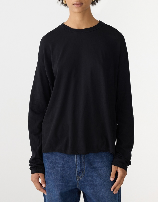 Bassike - Slouch Superfine Long Sleeve T-Shirt