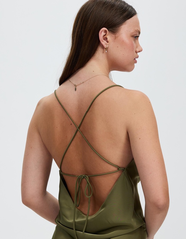 Style Addict - Cross Back Slip Dress
