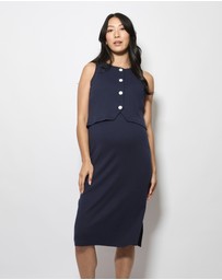 Soon Maternity - Isla Soft Rib Feeding Dress