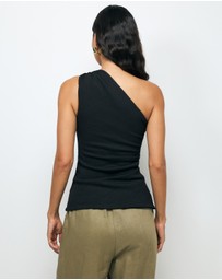 AERE - Kora One Shoulder Top