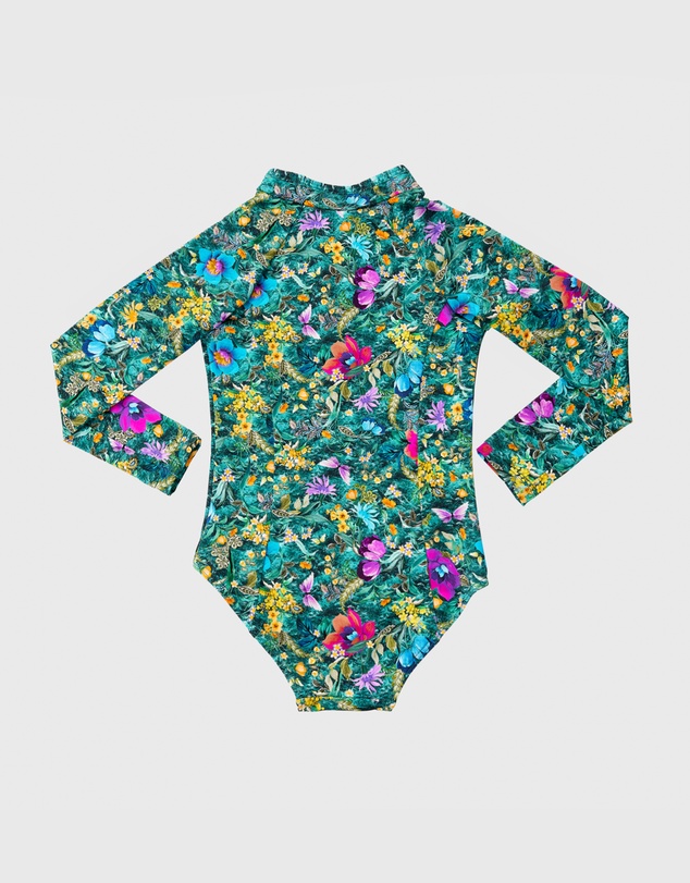 Aqua Blu Kids - Elm Long Sleeve One Piece - Kids