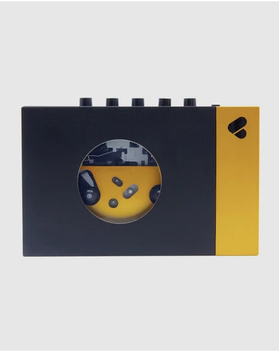 We Are Rewind - We Are Rewind Portable Cassette Player & Recorder - Amy, Black & Yellow