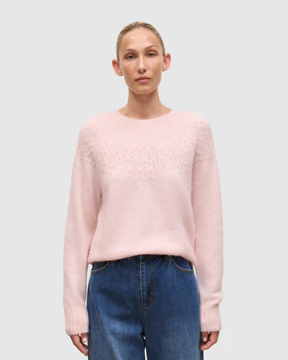 Trenery - Alpaca Merino Cable Yoke Knit
