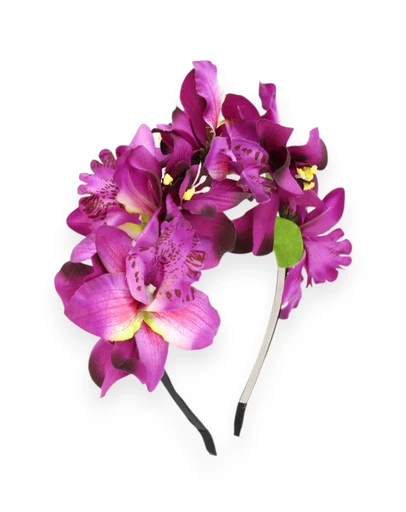 Morgan & Taylor - Amrita Flower Crown in Purple