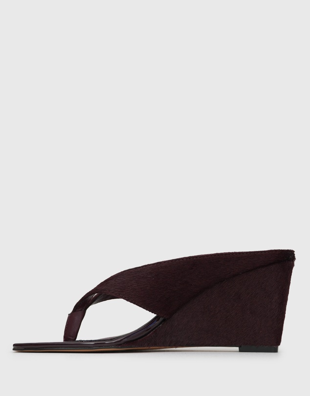 Betts - Sienna Leather Wedge Dress Sandals