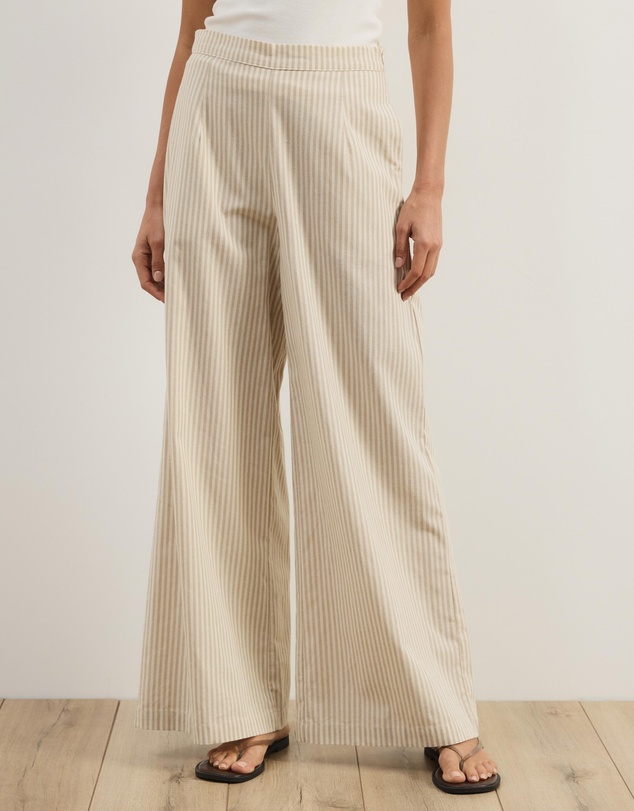 Atmos&Here - Charlie Wide Leg Stripe Pants