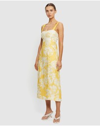KIVARI - Soraya Tie Back Midi Dress