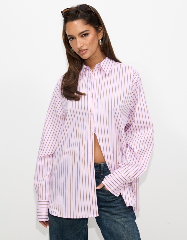 Dazie - Oxford Cotton Oversized Shirt