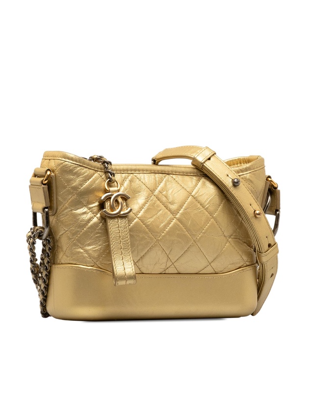 Pre-Loved by Azura Reborn - Pre-Loved Small Metallic Lambskin Gabrielle Crossbody