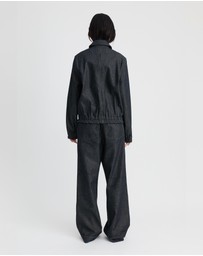 Madre Natura - Fig Denim Bomber Jacket