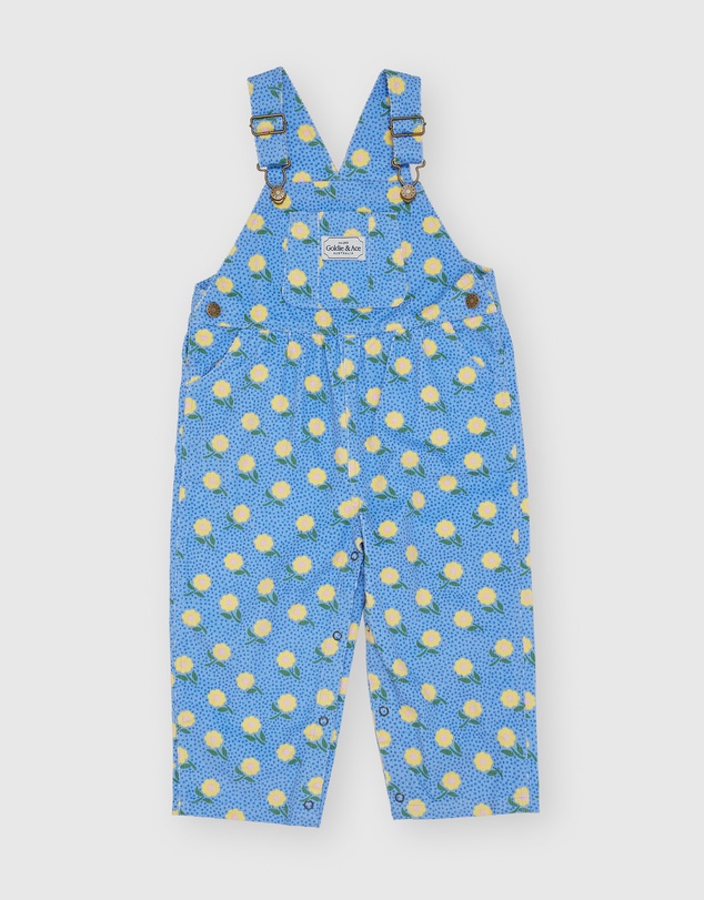 Goldie + Ace - Austin Corduroy Daisy Overalls - Babies-Kids
