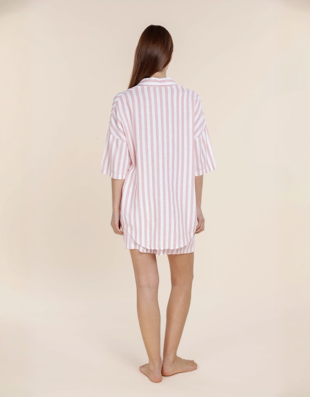 Gingerlilly - Evie Stripe Linen Short Set