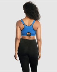 Parfait - Wave Wirefree Zip Front Sports Bra